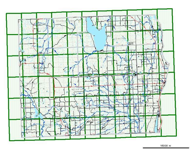 Alcona County Map